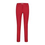 Red Button Broek srb4122 diana smart red