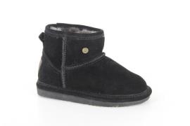 Warmbat Wallaby boot black meisjes enkellaarzen