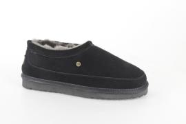 Warmbat Ebor black heren pantoffel (gesloten hiel)