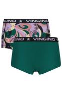 Vingino Meiden ondergoed 2-pack boxers retro dark forest