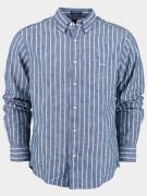 Gant Casual hemd lange mouw reg ut chambray stripe shirt 3230014/434