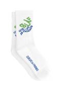 Olaf Hussein Wavy logo socks sokken
