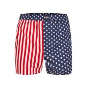 Happy Shorts Wijde boxershort met print amerikaanse vlag