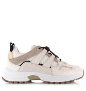 VIA VAI Danae colby vintage combi champagne lage sneakers dames