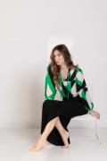 &Co Woman Avia b.block blouse green multi