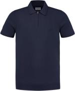 Pure Path Regular fit polo ss knitwear navy