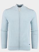 Bos Bright Blue Scotland blue vest danx full zip flat knit 24105da20sb...