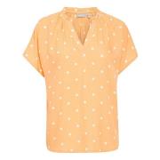 Fransa Blouse 20613491 apricot wash