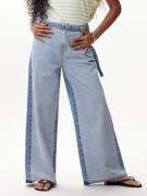 Catwalk Junkie Wide leg jeans met two tone effect