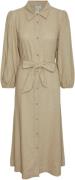 Y.A.S Yasflaxy 3/4 linen shirt dress noos birch