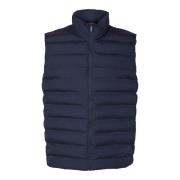 Selected Barry quilted gilet sky captain