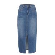 KAFFE Kasinem denim rok 10506684-denim