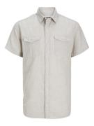 Jack & Jones Jcosheridan linen blend shirt ss