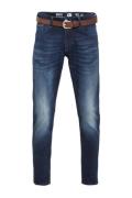 Petrol Industries Denim tapered regular blue denim