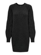 Jacqueline de Yong Jdymax life ls o-neck cab sl dress antraciet