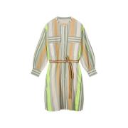 Summum Tunic blouse stripe fluo dessin