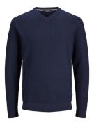 Jack & Jones Jprblaarthur knit v-neck navy