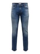 Only & Sons Onsloom slim medium blue 6466 jeans blue denim