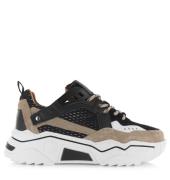 DWRS Label Pluto black beige lage sneakers dames