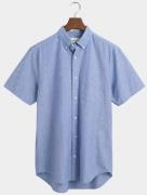 Gant Casual hemd korte mouw cotton linen ss shirt 3240101/407