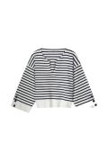 Summum 7s5820-7983 oversized sailor sweater nauti