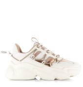 Steve Madden spectator cream rose gold lage sneakers dames