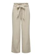 Jacqueline de Yong Jdysay linen belt pant wvn zand