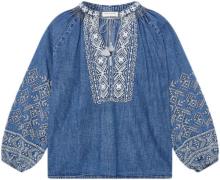 Maison Hotel Blouse denim romance aud blue moon