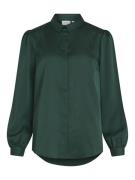 Vila Viellette satin ls shirt -