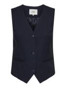 Jacqueline de Yong Jdyulrikke waistcoat pnt navy