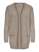 Only Onllesly ls open cardigan beige