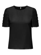 Only Onlemery life ss o-neck mix top jr -