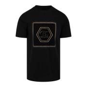 Cruyff T-shirt flock tee zwart