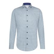 Blue Industry 4205.42 shirt satin washed blue