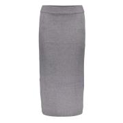 Geisha 46524-10 900 skirt knit grey melange