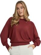 Minus Msdana bat sleeve knit pull madder brown