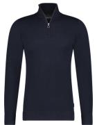 Saint Steve Cas 19480 dark navy heren zip trui