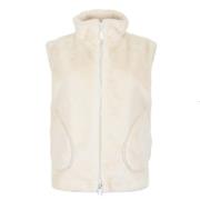 Maicazz Kiki faux fur gilet-offwhite