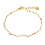 Label Kiki Armband pearl pearl gold