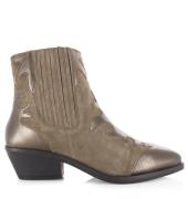 Maruti Tessy leather taupe metalic bronze western dames