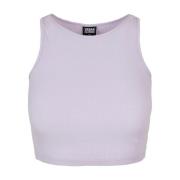 Urban Classics Dames ribbed crop top