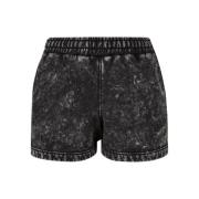 Urban Classics Dames badstof gewassen sweat shorts