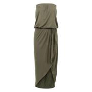 Urban Classics Dames viscose bandeau jurk