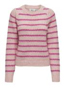 Only Onlsiloma life stripe ls o-neck kn dessin