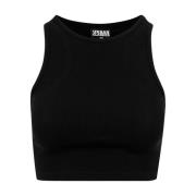 Urban Classics Dames ribbed crop top