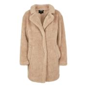 Urban Classics Dames sherpa oversized jas