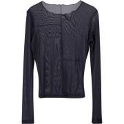 Urban Classics Dames mesh top met lange mouwen