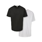 Urban Classics Heren basis organisch katoenen t-shirt (set van 2)