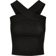 Urban Classics Dames top met kruishals