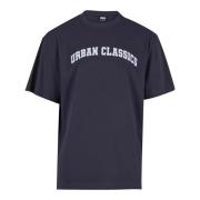 Urban Classics Heren college logo lang t-shirt